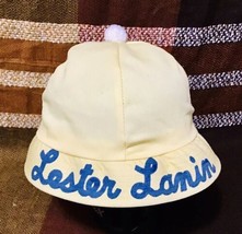 Lester Lanin Orchestra Bucket Hat w/Blue Lettering White Pom Pom On Top - £116.50 GBP