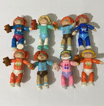 Vintage 1984 Cabbage Patch Kids Mini Dolls OOA Lot of 8 Rare 3” PVC - £20.99 GBP