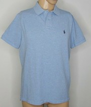 Polo Ralph Lauren Custom Slim Fit Short Sleeve Collared Polo Shirt Sky B... - £19.22 GBP