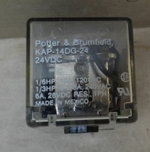 POTTER &amp; BRUMFIELD RELAY KAP-14DG-24 24VDC - $9.99