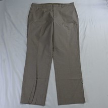 Banana Republic 38 x 32 Brown Woven Non Iron Slim Fit Dress Pants - £28.03 GBP
