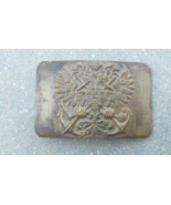 WW1 Imperial Russian Navy Naval Brass Belt Buckle Tsarist Slava Moskva WWI - $95.00