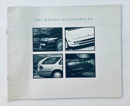 1991 Honda Automobiles Dealer Showroom Sales Brochure Guide Catalog - $9.45