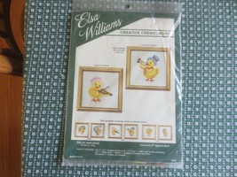 Elsa Williams VIOLET &amp; LOUIE Creative Crewelwork  SEALED Kit #00300 - 2 ... - $11.88