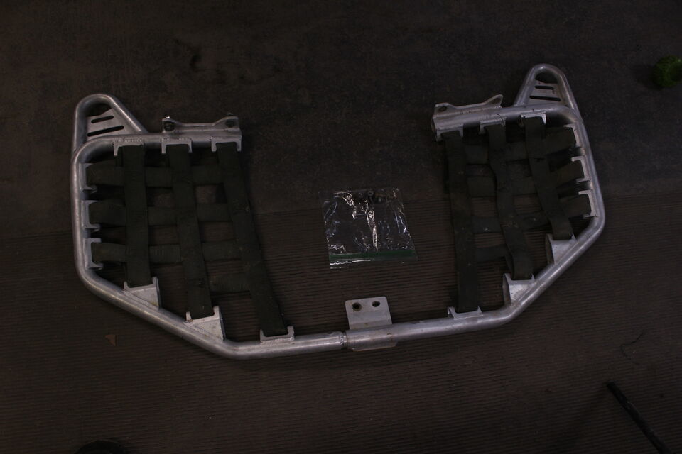 2004 Yamaha Yfz450 Oem GYTR Silver Left Right Nerf Bars W/ Hardware S8978 - $98.99