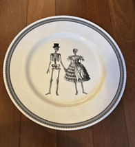 ROYAL Stafford HALLOWEEN Skeleton  Dinner Plate Halloween Couple New Spooky - £19.97 GBP