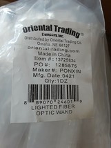Lighted Fiber Optic Wands - Toys - 12 Pieces - $17.61 CAD