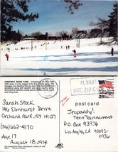 New York Orchard Park Chestnut Ridge Park Snow Hill Posted 1991 VTG Postcard - £7.51 GBP