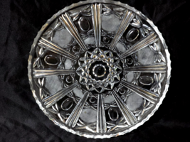 Bohemian Hand Cut Glass Crystal Cake Stand 11” Vintage - MAKER CURRENTLY... - $398.35 MXN