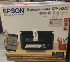Epson Expression Home XP-5200 lightly used tested 3 in 1 printer - $144.94