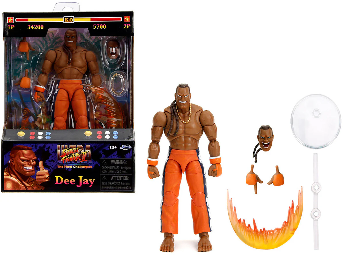 Dee Jay 6 Inch Moveable Figure with Accessories and Alternate Head and H... - $57.37 CAD