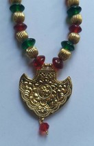 Punjabi Folk Cultural Bhangra Gidha Kaintha Taweet Pendant Colourful nec... - £21.45 GBP