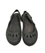 CROCS Black Taylor Slingback Flat Shoes Womens Size 11 Casual - £15.64 GBP