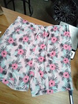 Kbvot Mens Swim Trunks Pink W/Floral  Sz S 9095BxBARE  - $12.99