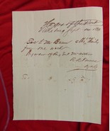 Gen.John McArthur gives permission to Baun Family for ice~Vicksburg,MS 1863 - $187.00