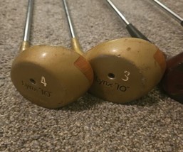 Lot Of 4 Vtg Golf Clubs, Woods, Lynx, Stan Thompson, and MacGregor - £35.55 GBP