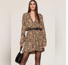 NWT! Zadig &amp; Voltaire Rinka Tiger Dress Sz. Large $368 - $1,810.43 MXN