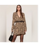 NWT! Zadig &amp; Voltaire Rinka Tiger Dress Sz. Large $368 - $138.70 CAD