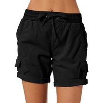 Women&#39;S Shorts Long Cotton Hiking Cargo Shorts For Women Bermuda 2023 Summer Hig - £41.00 GBP