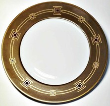 Haviland Limoges Cabochon Gold - Bronze Rim Accent Salad/Dessert Plate, ... - $27.71
