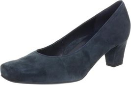ara Quinn Size US 5.5 F (Medium) EU 36 Women&#39;s Suede Slip-On Pumps Blue ... - $46.44 CAD
