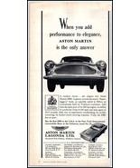 1959 Aston Martin DB4 Automobile PRINT AD BX4 - $69.54 MXN