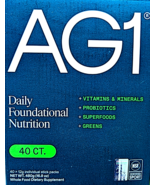 AG1 Classic Formula Daily Foundational Nutrition Packets 40 Count EXP 03... - $91.16