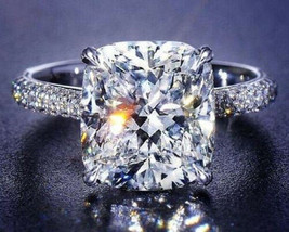 Bague de fiançailles en diamant simulé taille coussin de 2,50 ct en or... - £192.82 GBP