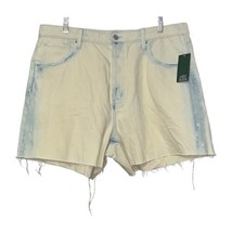 Wild Fable Womens Acid Wash Button Fly High-Rise Cutoff Jean Shorts Size 16 New - £10.19 GBP