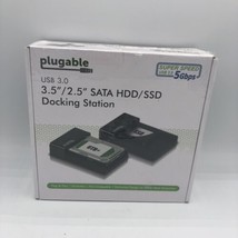 Plugable USB 3.0 Hard Drive Dock for 2.5 and 3.5 HDD or SSD (Supports SATA III) - £27.69 GBP