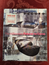 Architectural Record Design Magazine December 1999 The Millennium Futures To Com - £16.99 GBP