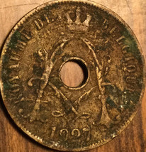 1927 Belgium 25 Centimes Coin - £1.30 GBP