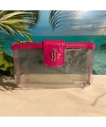 Vintage Juicy couture cosmetic clear bag 2 zipper compartments *read - $27.06 CAD