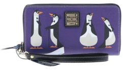 NWT Disney x Dooney &amp; Bourke Mary Poppins Returns Purple Penguins Long W... - $198.00