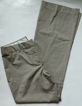 The Limited Cassidy Fit Dress Pants Womens Size 6 Gray Striped Bootcut - £18.77 GBP