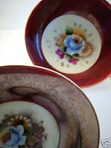 1940s Riviera Fine Porcelain Bowl Of Flowers Teacup Set - £22.64 GBP