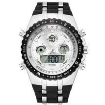 Watch Men Fashion Sport Clock Mens Watches Led Digital Waterproof Black Wrist Wa - £37.75 GBP