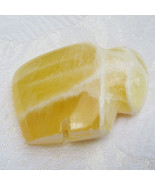 Yellow Honeycomb Calcite Buffalo, Bison, 6cm, Utah - £15.63 GBP