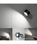 Wall Mounted Reading Light Fixture LED Modern Lamp Black Bedside Dimmabl... - £28.23 GBP