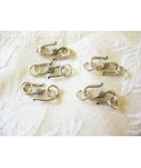 Pewter &quot;S&quot; Clasp with Rings, 20mm, 1 pack 5 clasps - $2.89