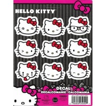 hello kitty cartoon emoji stick onz decal bumper sticker set made in the usa - £13.38 GBP