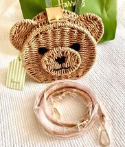 Harrods Bear Straw Shoulder Bag NWT - $148.50
