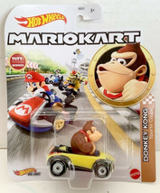 New Mattel GJH57 Hot Wheels Mario Kart 1:64 Donkey Kong Sports Coupe Diecast Car - £9.58 GBP