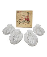Vtg Woolworth&#39;s Snack Set 80th Anniversary 1950s Federal Glass Crystal T... - $543.86 MXN