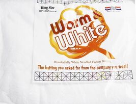 Warm &amp; White Batting Pre-Cut Size, King - $68.95