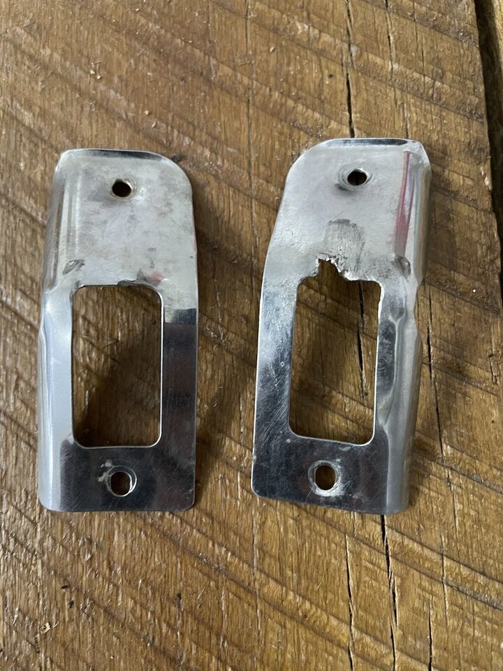 1965-1968 Ford Torino Fairlane Galaxie Seat Latch Cover Trim Molding Mar... - $41.77