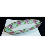 Antique Imperial PSL Austria Hand Painted oval dish plate bowl with handles - £67.26 GBP