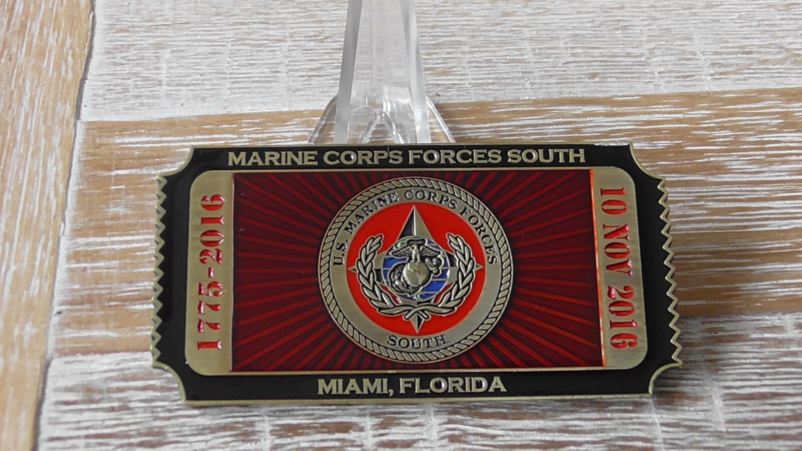 USMC Forces South Miami Florida 241st Birthday Ball 2016 Challenge Coin ... - £28.86 GBP