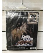 NIP Reinardy Northern Lights Alaska Arctic Wolves Cross Stitch Kit 11&quot;X1... - $33.48 CAD
