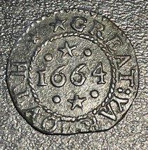1664 England Farthing Hearth Tax Token John Emperor of Great Yarmouth Coin - £97.78 GBP